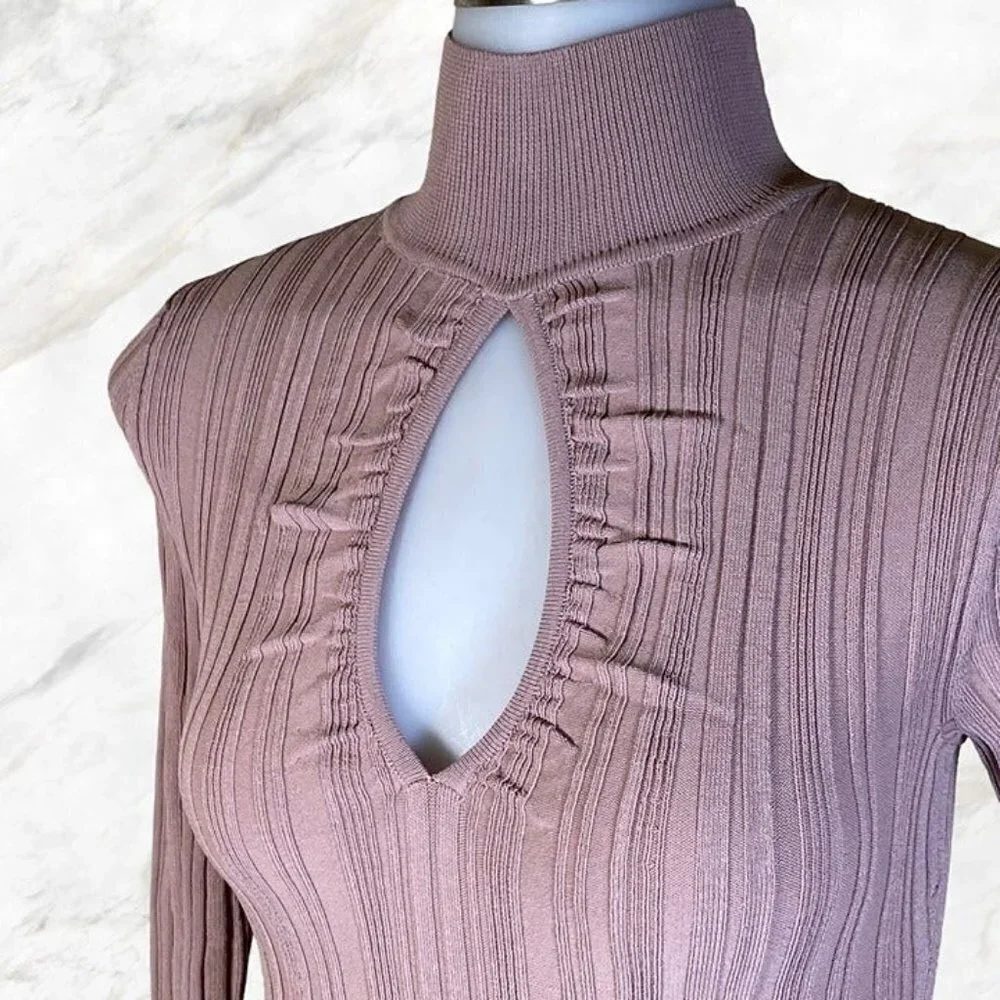 L'Academie Delphi Turtleneck - Ash